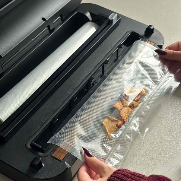 mit einem Vakuumierer