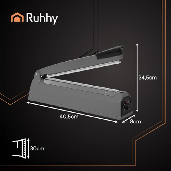 Ruhhy Manuelles Impuls-Kunststoffschweißgerät - 300 mm |