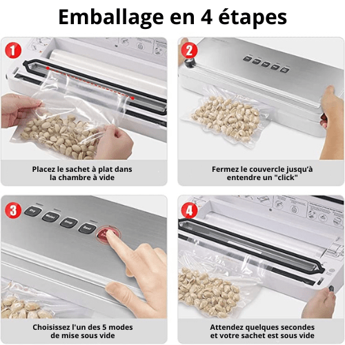 Vakuumverpackungsmaschine für Lebensmittel