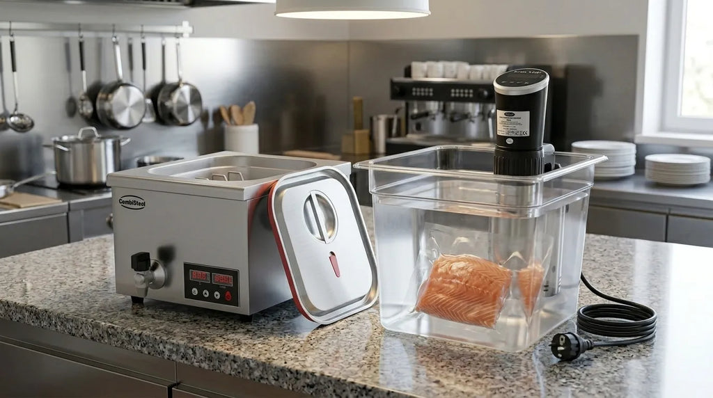Sous-Vide-Garen mit einem Tauchsieder