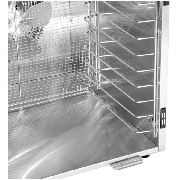 Dörrgerät aus Edelstahl mit 10 Einschüben – 800 W, 30 bis 90°C