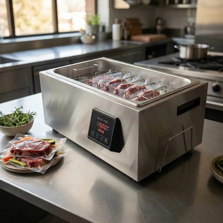 Gastronorm-Sous-vide-Wasserbad mit Großkapazität (1800 W / 28 L)