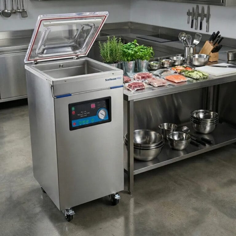 Fahrbarer Kammer-Vakuumierer (40cm / 900W)