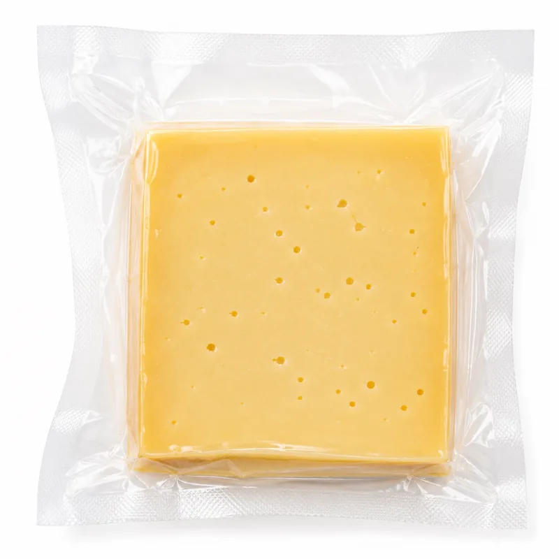 Fromage emballé sous vacuum en Metzgerei